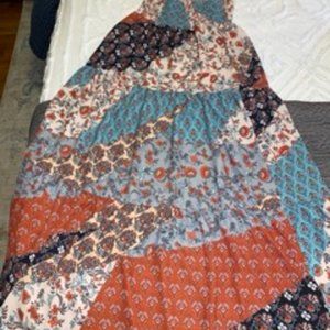 Women's Boho Maxi Skirt, Size S